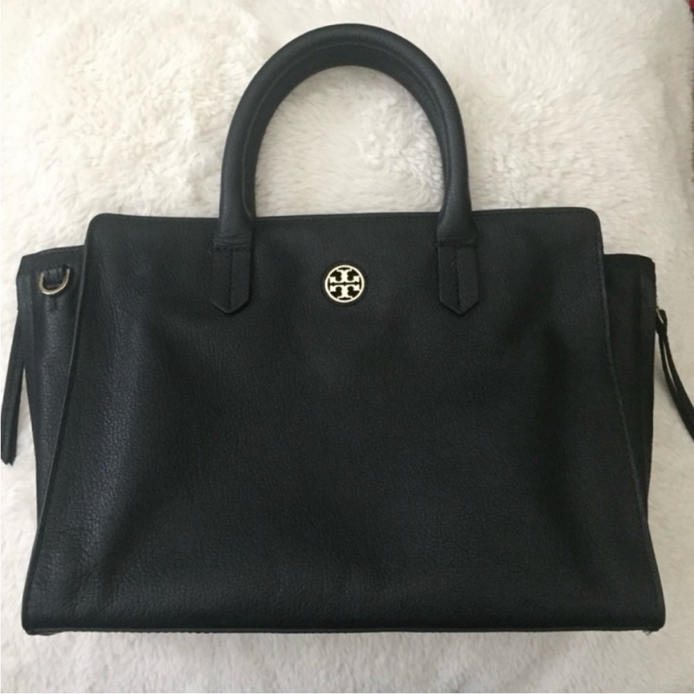 Black Leather Handbag